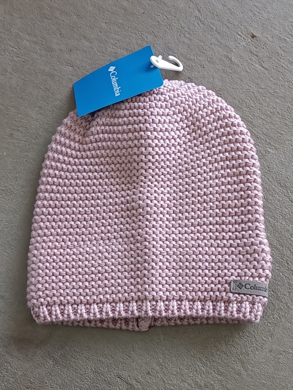 Columbia Cascade Peak Light Pink Knit Winter Beanie Hat